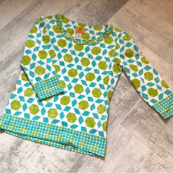 Ruby Rd. Geometric Pattern Top - Picture 4 of 6